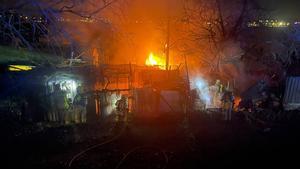 Un nou incendi assenyala les faveles del Pla del Besòs a les portes de l’hivern