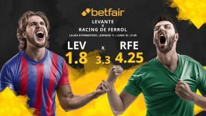 Levante UD vs. Racing de Ferrol: horario, TV, estadísticas, clasificación y pronósticos