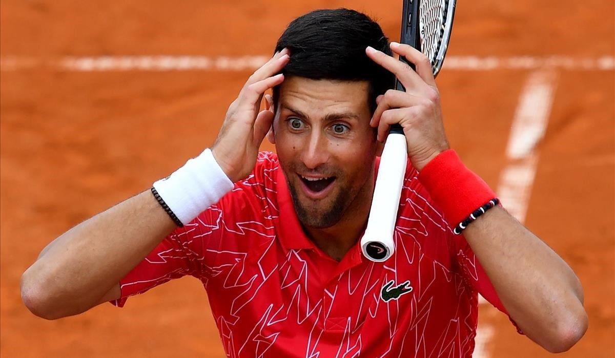 segea54480597 files  in this file photo serbia s novak djokovic reacts as 200820194210