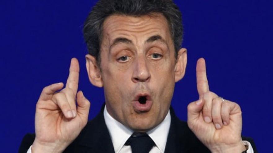 Sarkozy vuelve a mencionar a España en su campaña