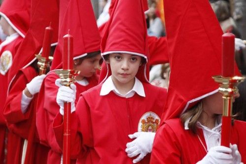 Procesión de los 'Coloraos' en Murcia