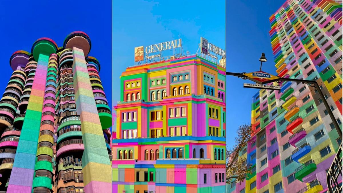 Edificios de colores- Exposición
