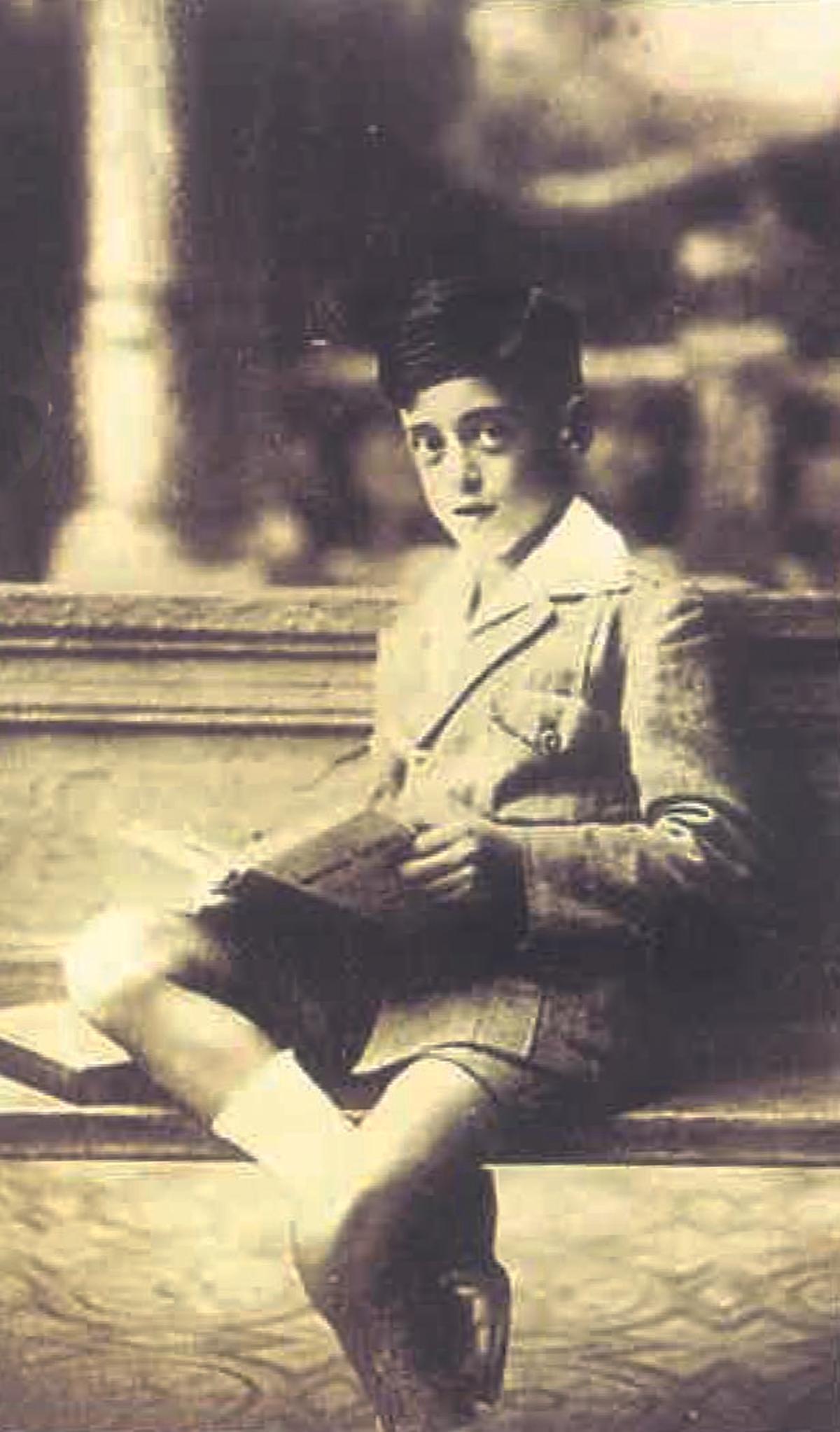Alfonso Xesús, o fillo prematuramente finado