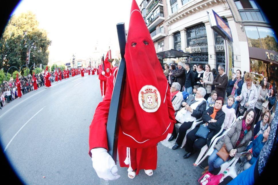 Miércoles Santo 'colorao' en Murcia