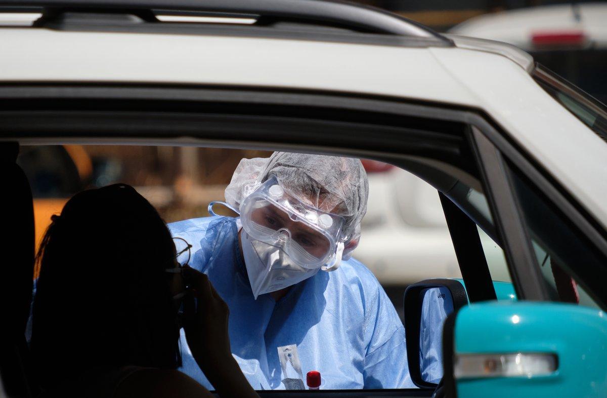 06/07/2020 Una prueba de coronavirus en la capital de Italia, Roma