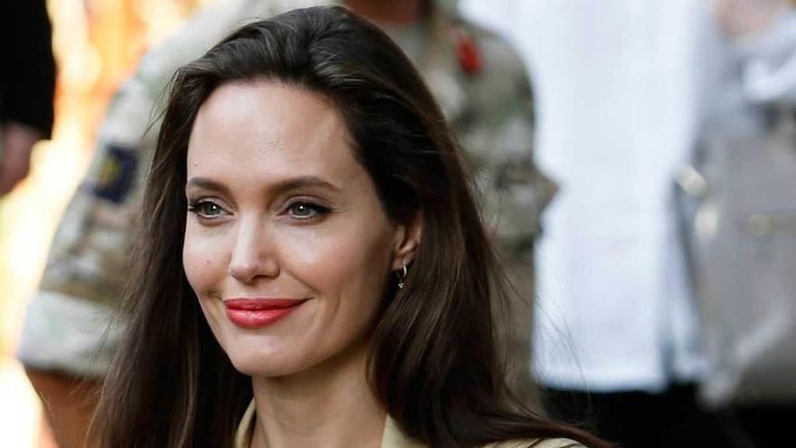 Angelina Jolie, ayer.