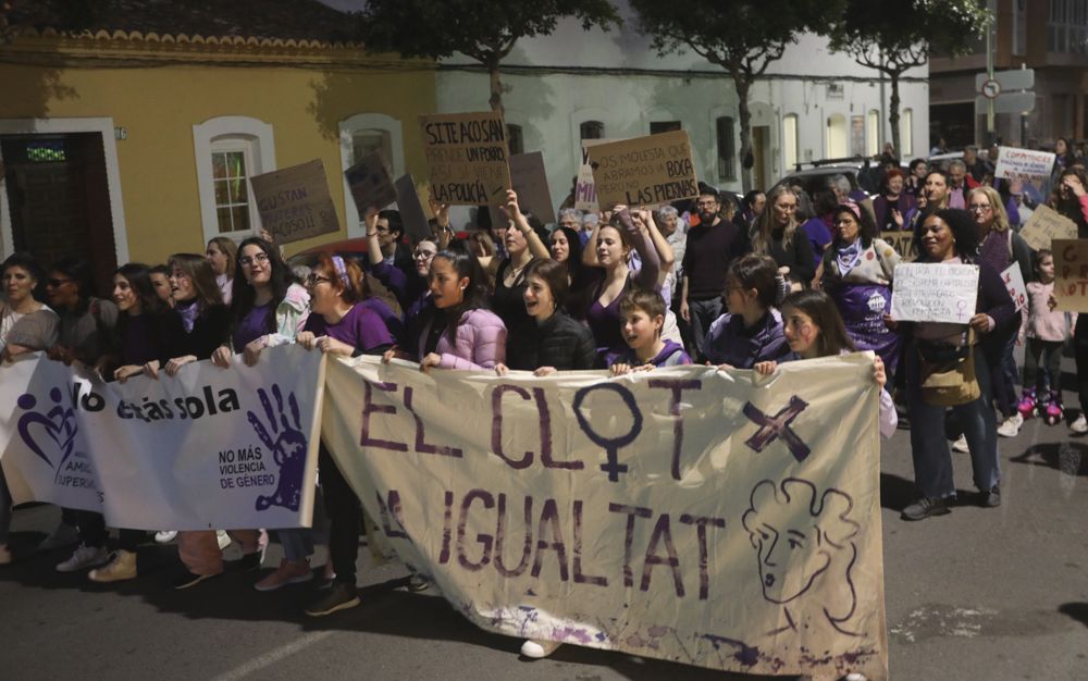 Manifestación del 8M en el Port de Sagunt