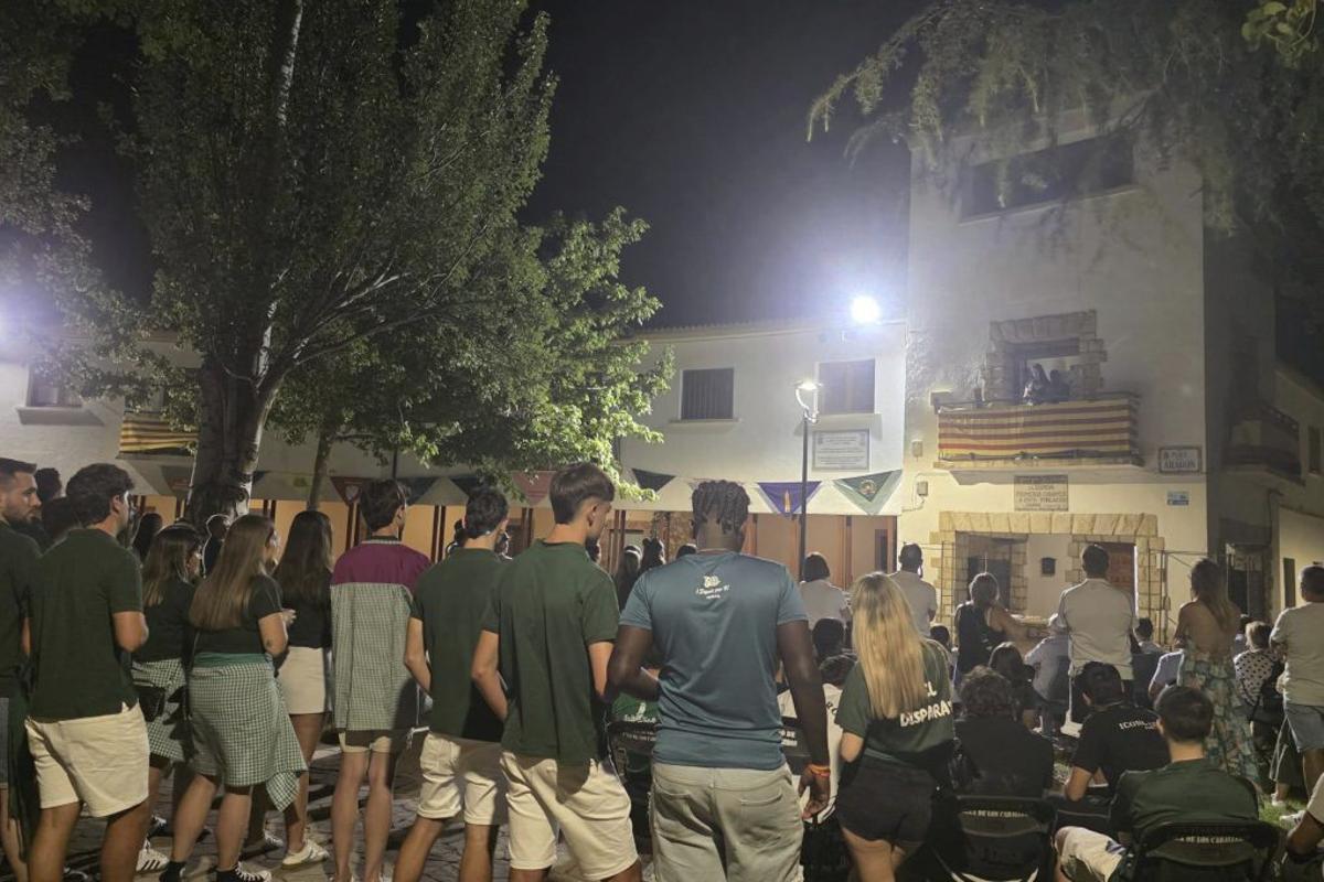 Pregón de fiestas a cargo de Laura Compaired en El Sabinar. | SERVICIO ESPECIAL