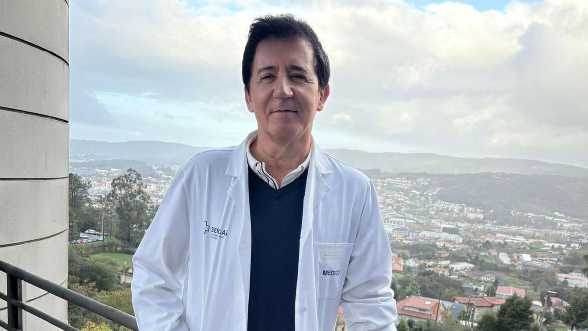 Juan Carlos Rodríguez, jefe del servicio de Medicina Interna-Enfermedades Infecciosas del Complexo Hospitalario de Pontevedra.