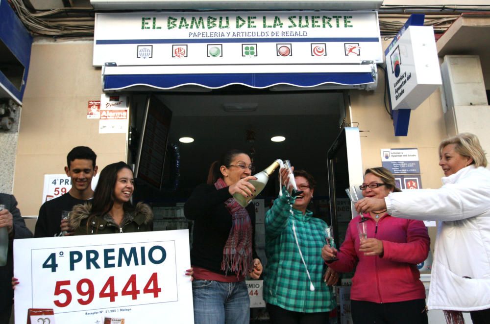 Lotería de Navidad 2016 en Málaga