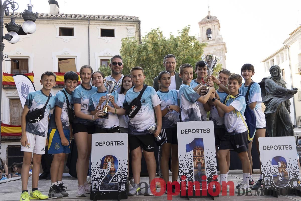 Clausura de las Escuelas Municipales Deportivas de Caravaca