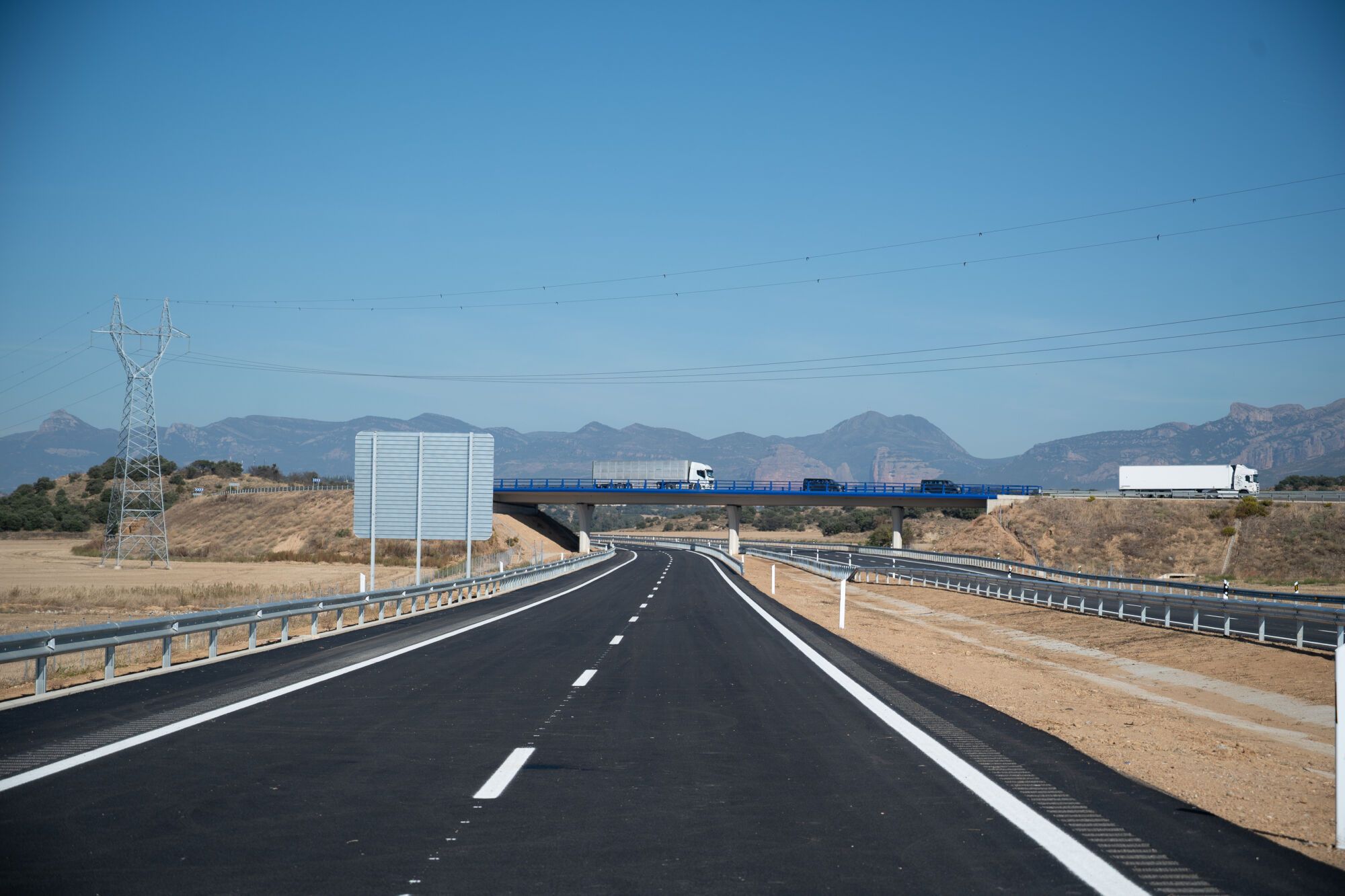 Inauguración del tramo de la A-22 entre Huesca y Siétamo