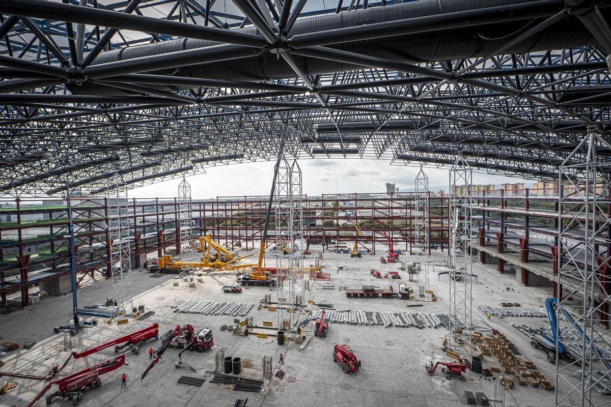 Así avanzan las obras del nuevo 'Hall Zero' de Fira de Barcelona en L ...