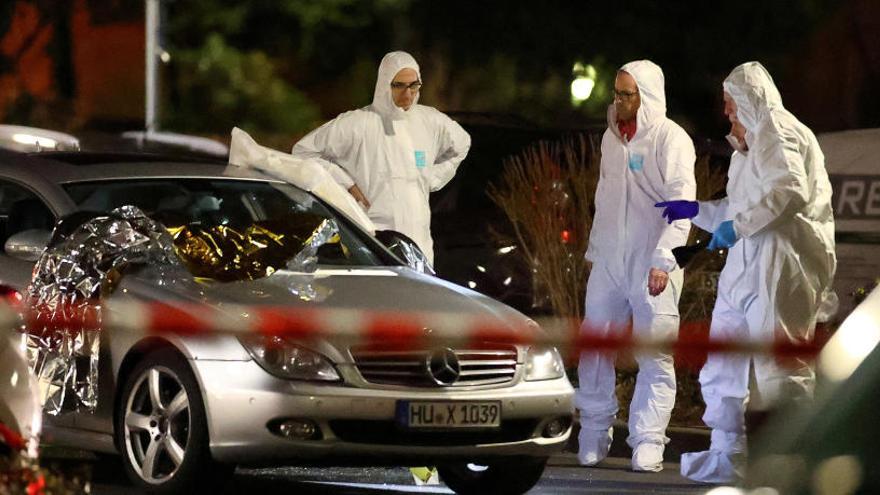 Policia científica a la zona dels fets