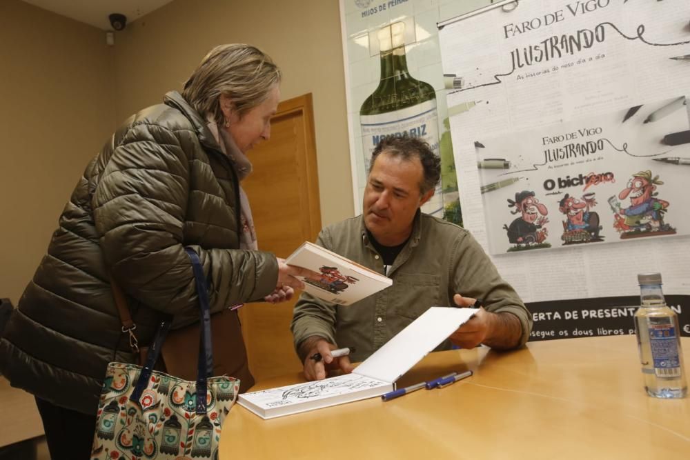 Firma de libros de Davila y Gogue en Vigo