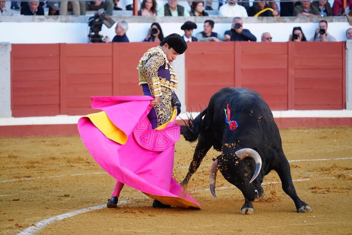Talavante en el recibo de capote al que abría plaza.
