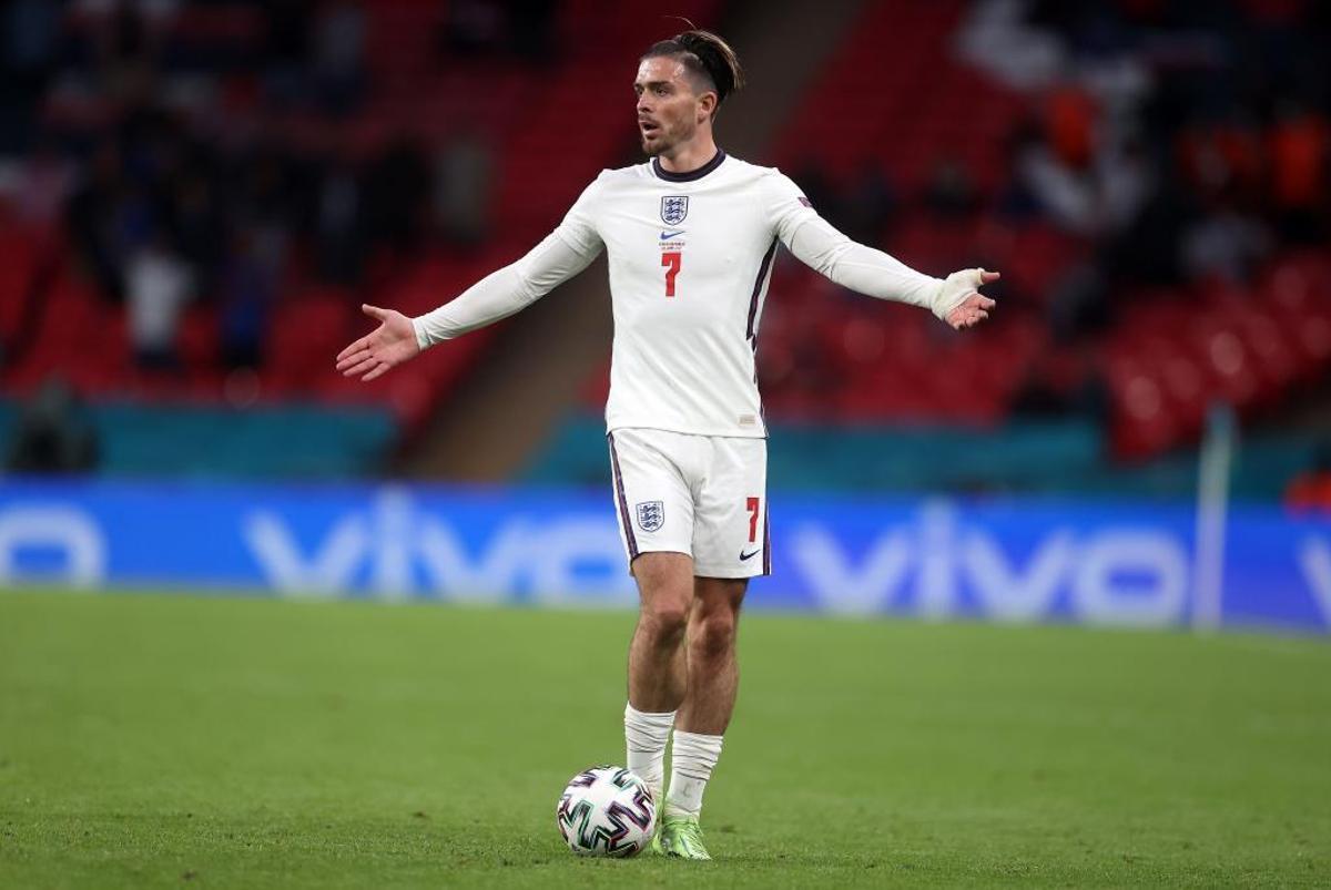 Jack Grealish, durante un partido con Inglaterra