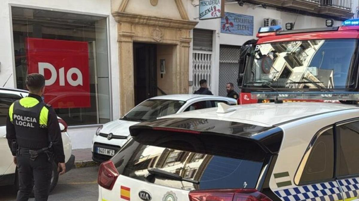 Bloque de viviendas donde se ha registrado el incendio.