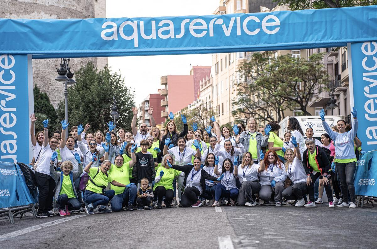 Grupo voluntarios Aquaservice.