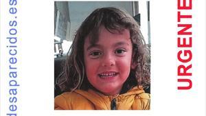 Agatha Parmentier Dos Santos, de 6 años, en la imagen difundida por SOS Desaparecidos.