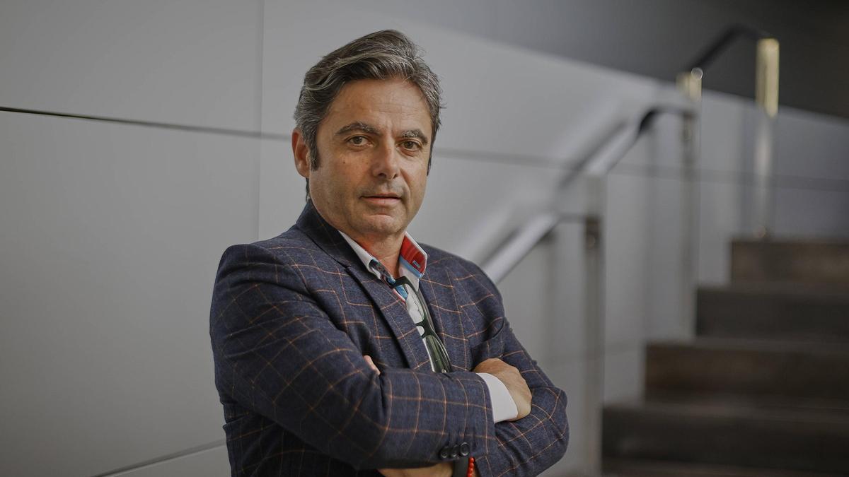 Bernardo Cebolla, consejero de Bouwen Grupo, en las instalaciones de Levante-EMV.