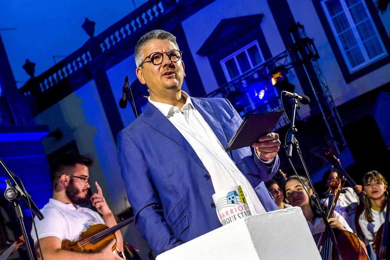 José Brito en el pregón de las Fiestas Fundacionales 2022 de Las Palmas de Gran Canaria