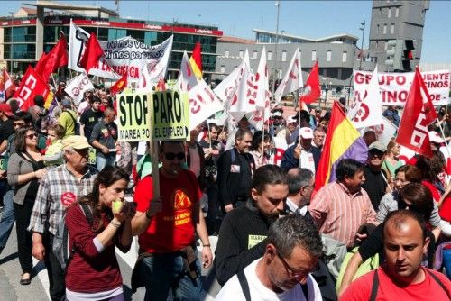 Marcha contra el paro en Murcia