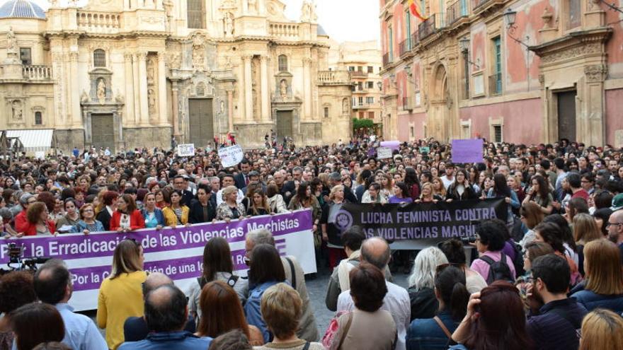 Manifestación contra la violencia machista.