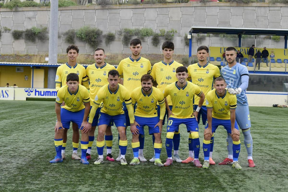 Once inicial de Las Palmas Atlético ante el Intercity.