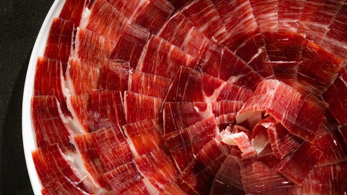 Plato de jamón ibérico (DO Jabugo)