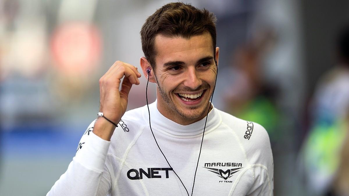 Jules Bianchi en el pitlane de la Fórmula 1