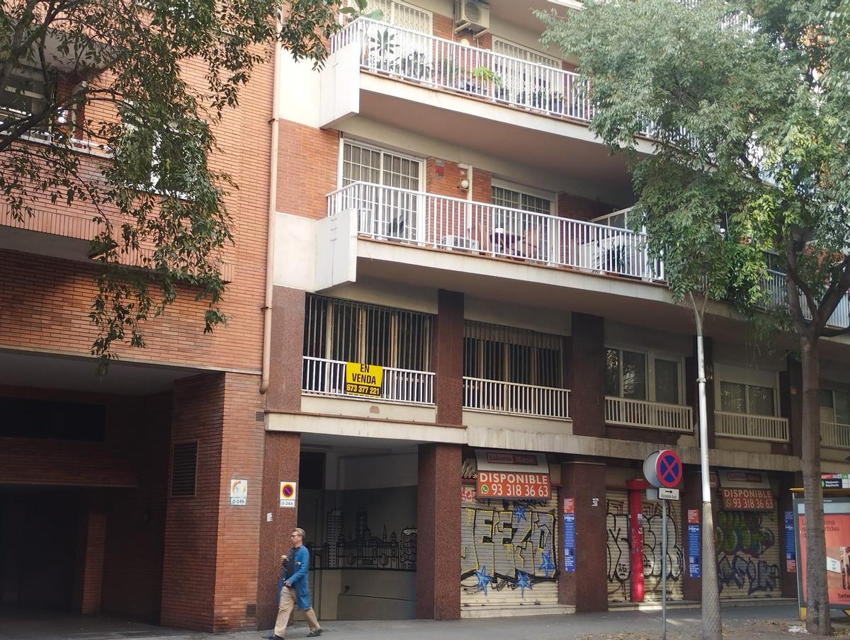 Un entresuelo en venta en el Eixample.
