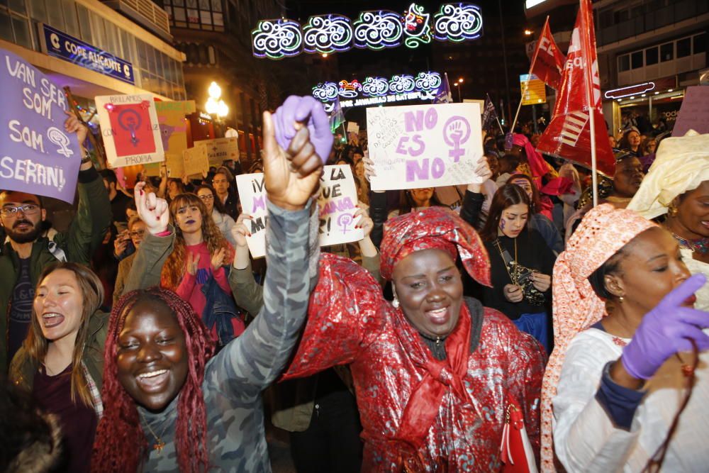 Manifestación del 8M en Alicante