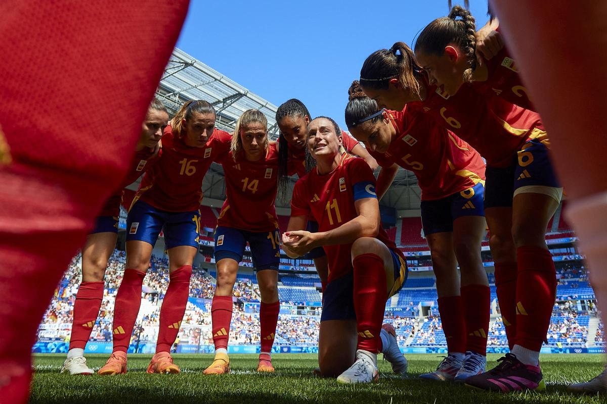 La arenga de Alexia antes del partido por el bronce