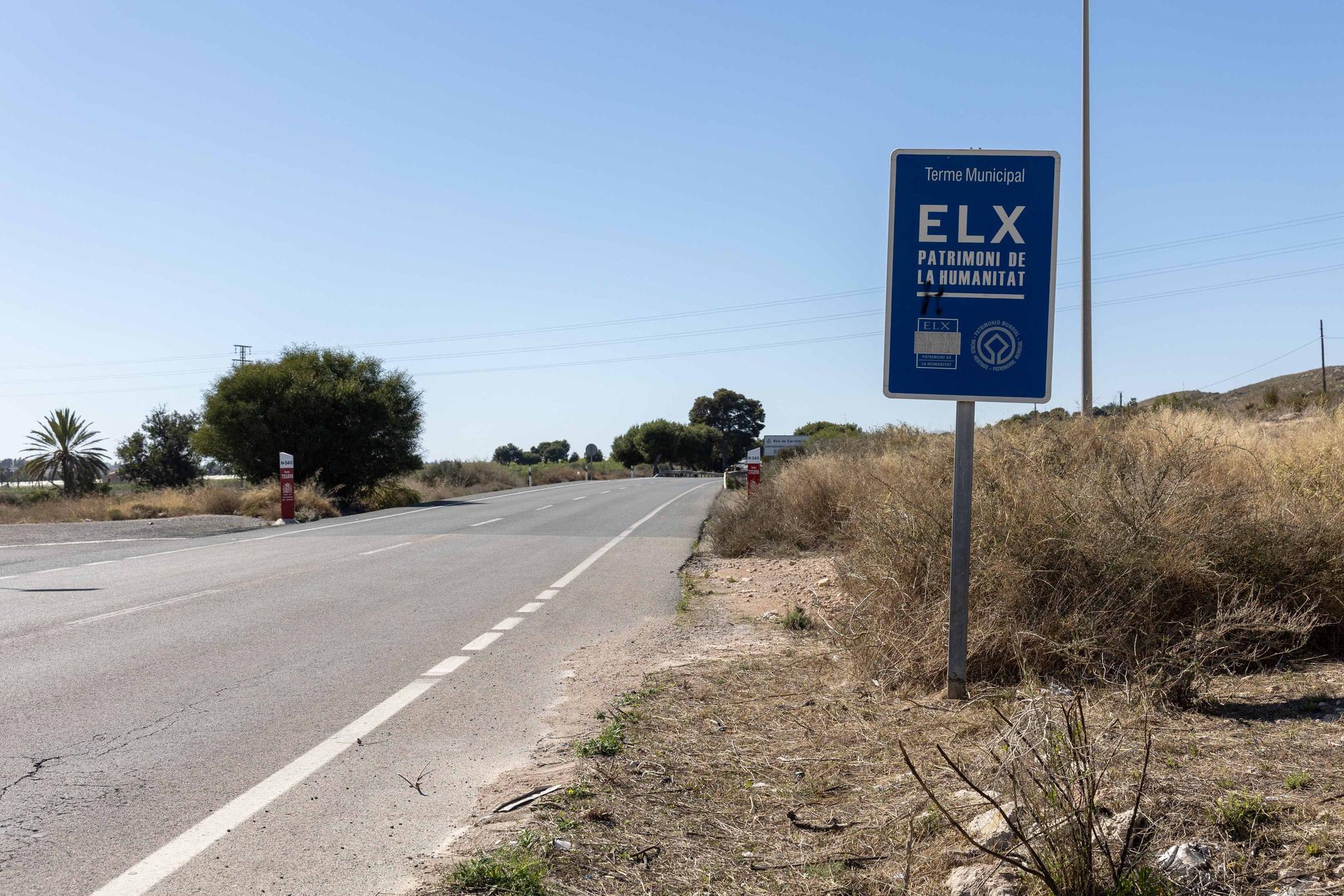 N-340, la carretera olvidada entre Alicante y Elche