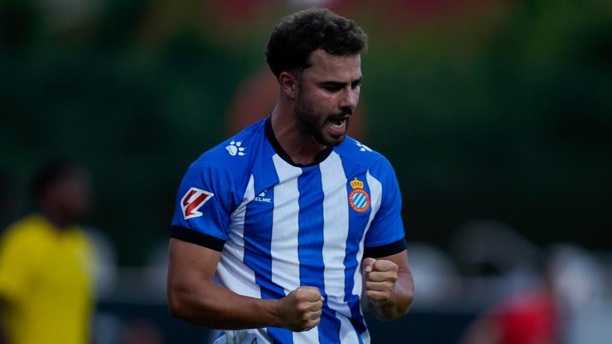 Marcos Fernández, delantero del Espanyol