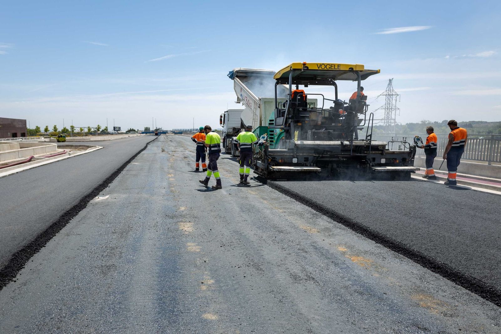 Obras en la avenida Tenor Fleta