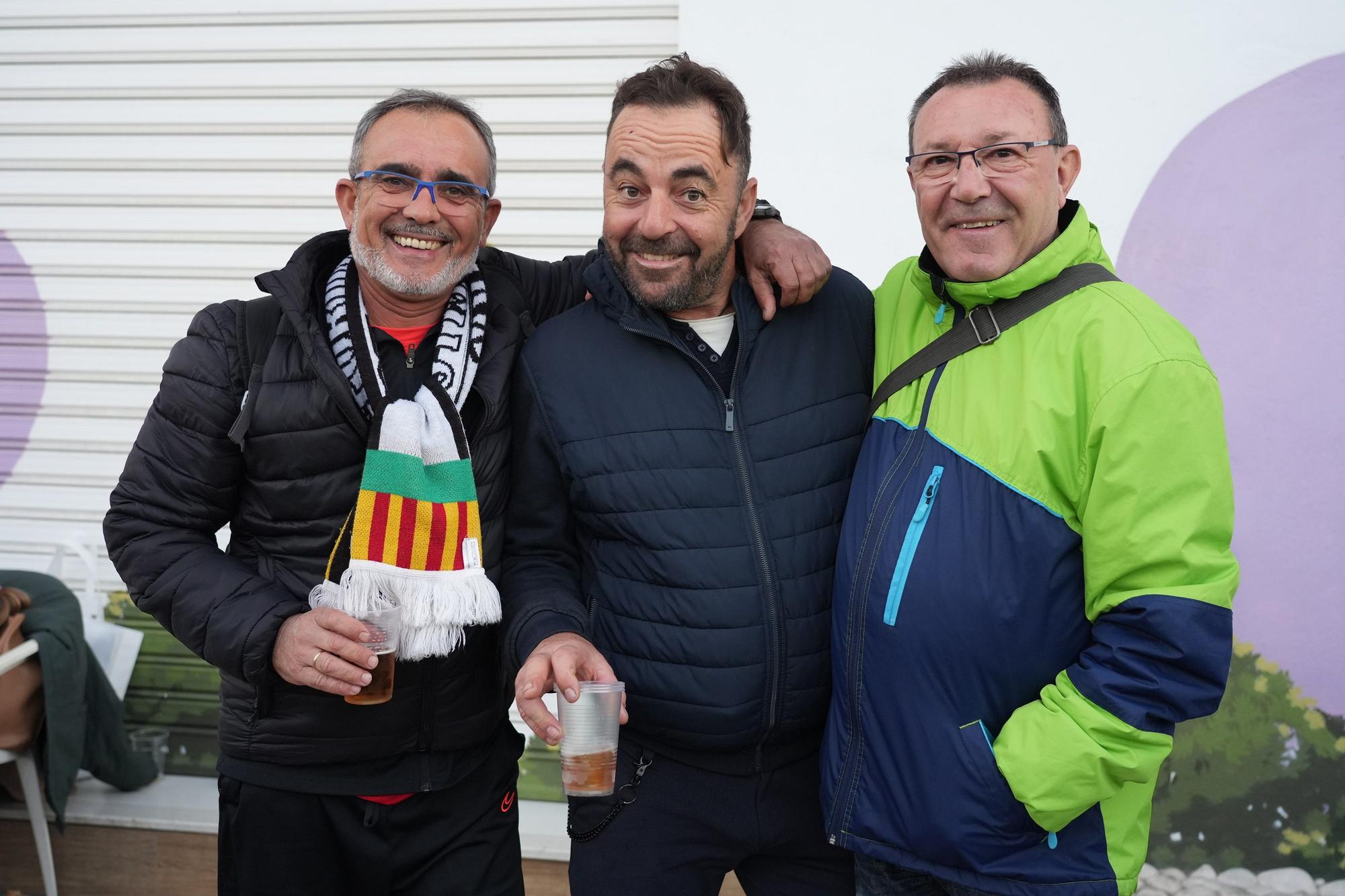 La afición del Castellón antes del partido