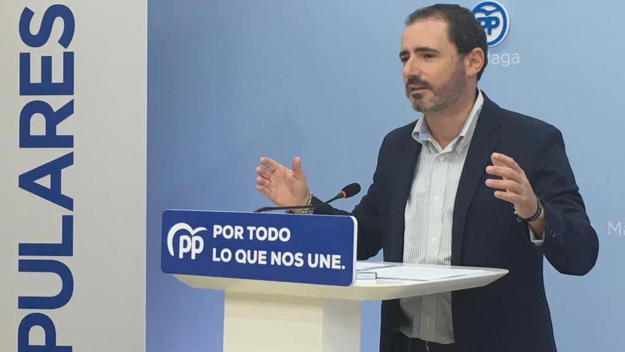 El portavoz del PP de Málaga, José Ramón Carmona.