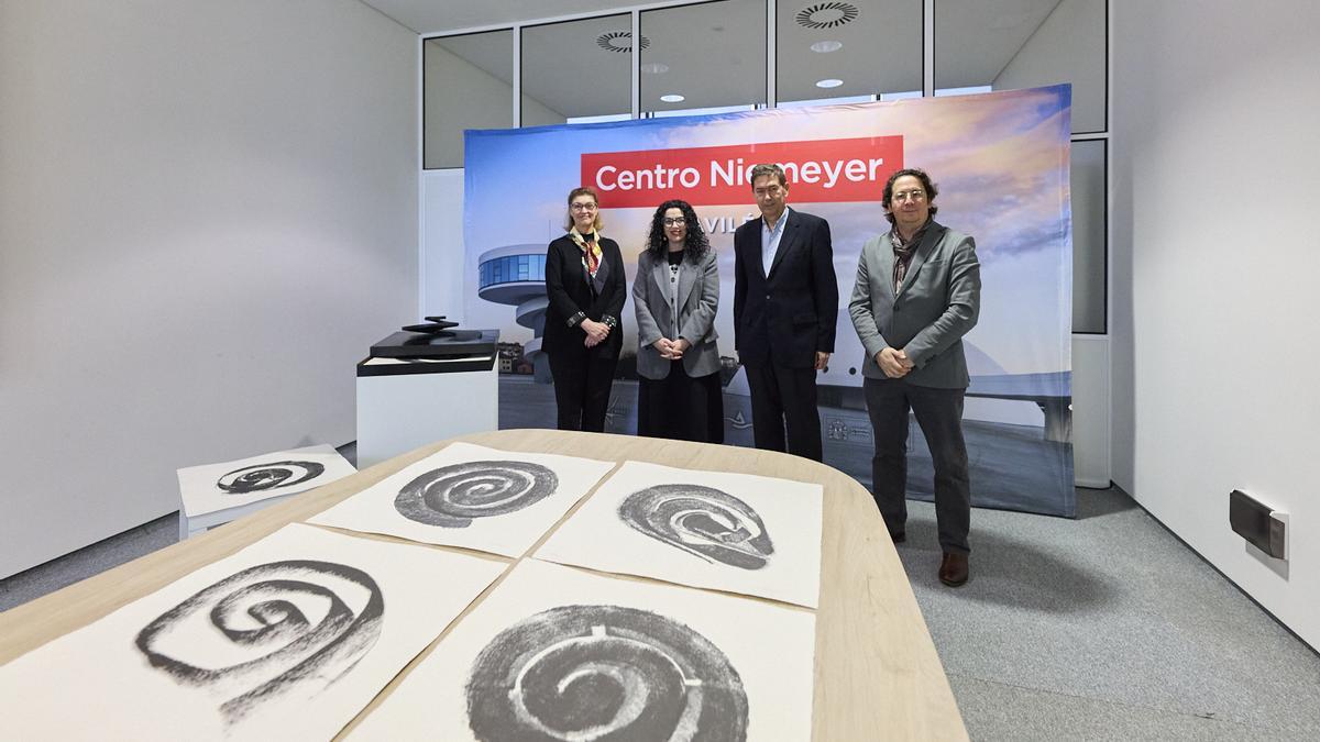 Marta Chirino, Ana Vanesa Gutiérrez, Eduardo Rodríguez y Carlos Cuadros
