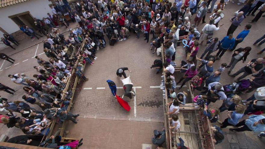 Actividad organizada durante la Mostra de Vida Tradicional &quot;Vilafames 1900&quot;.