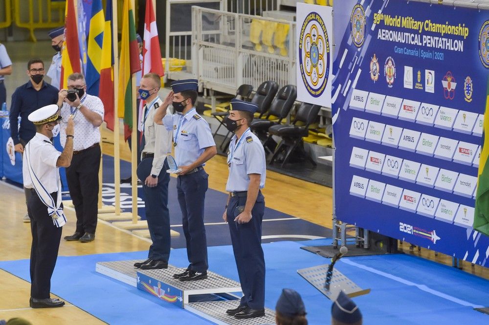 Ceremonia de clausura del Mundial de pentathlon aeronáutico