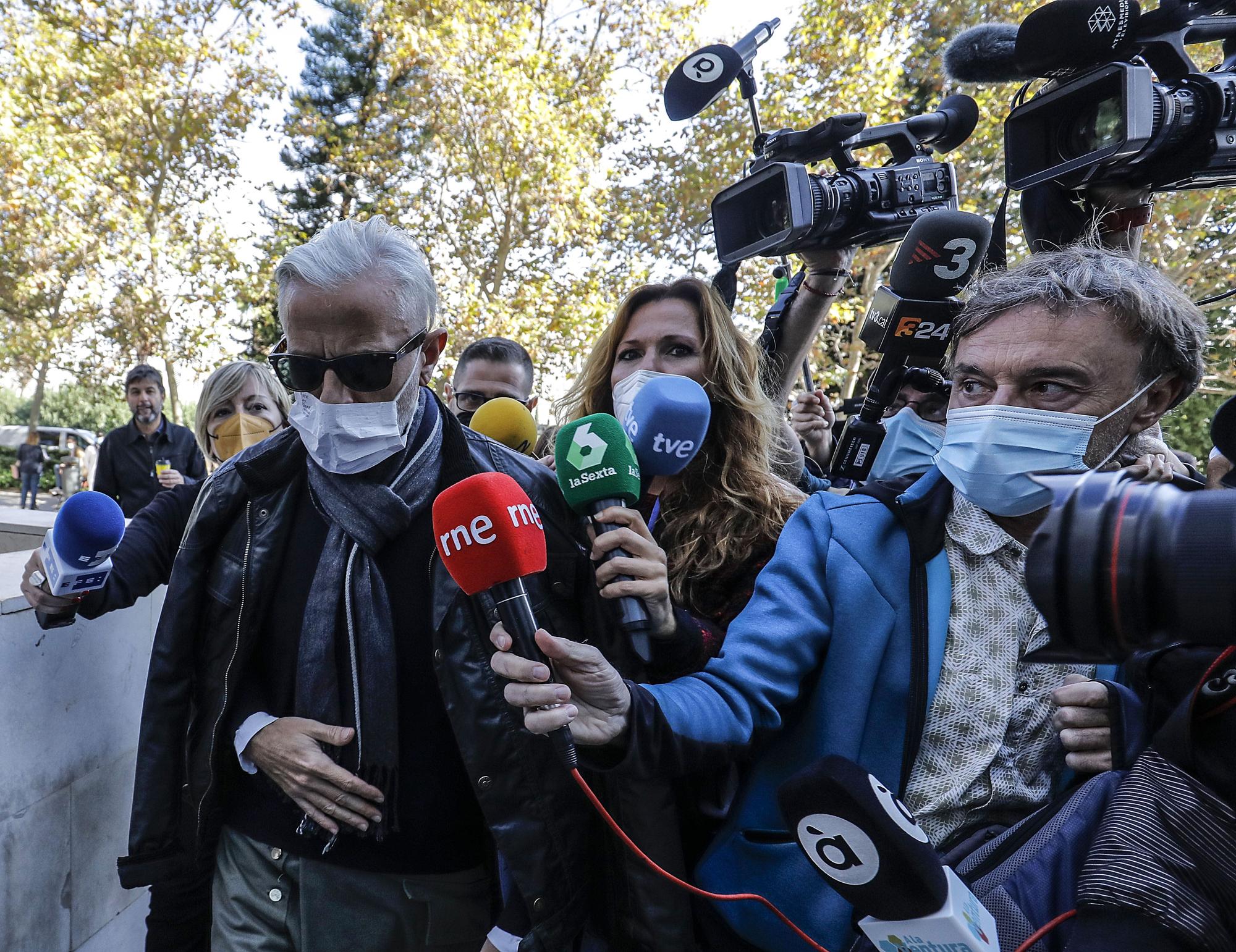 Marcos Benavent, autodenominado 'yonqui del dinero', a su llegada a los juzgados de Valencia el pasado 27 de octubre.