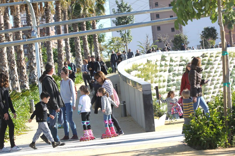 Los más pequeños han disfrutado del nuevo pulmón verde de la ciudad