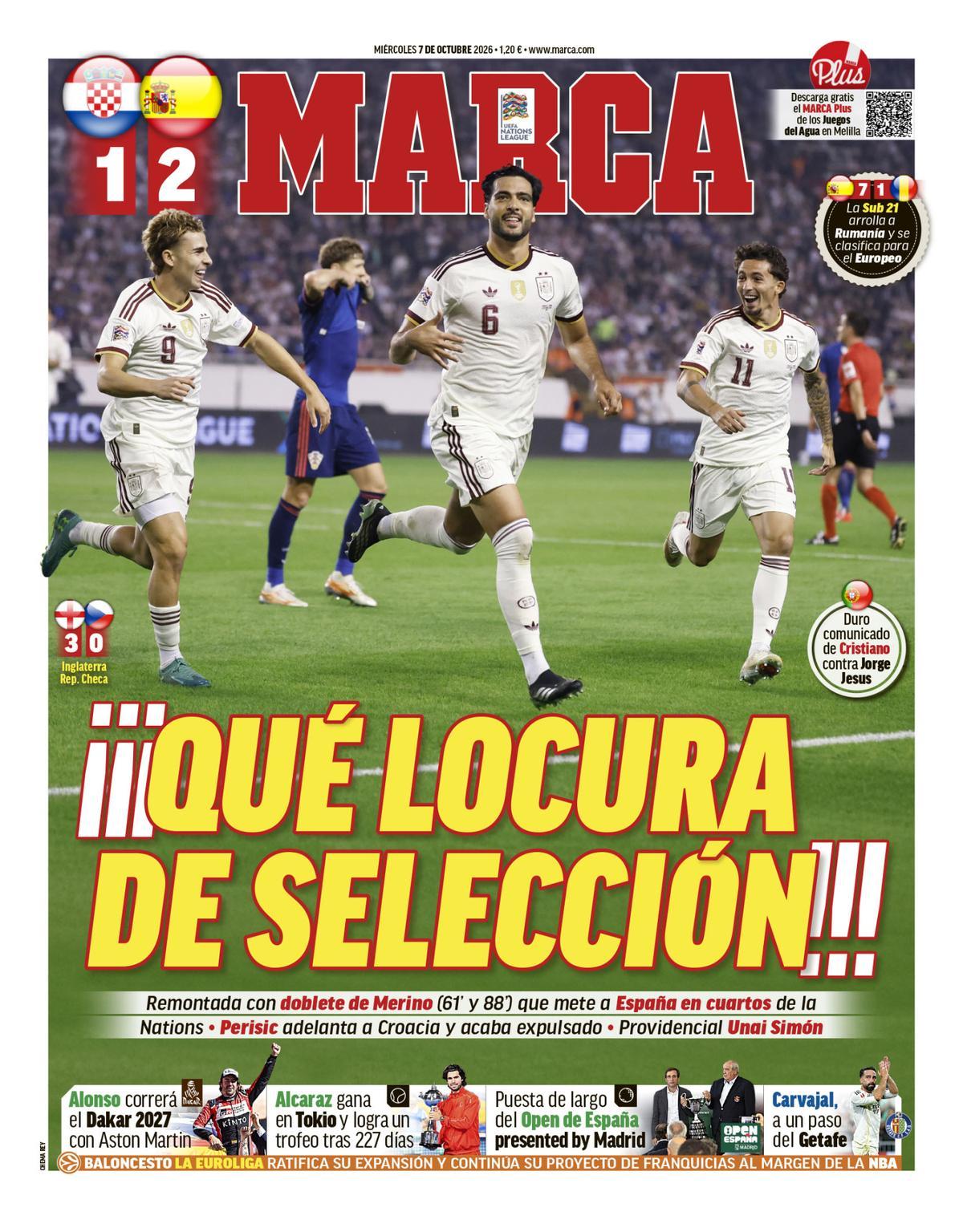 Las portadas de la prensa deportiva de hoy Las portadas de la prensa deportiva de hoy
