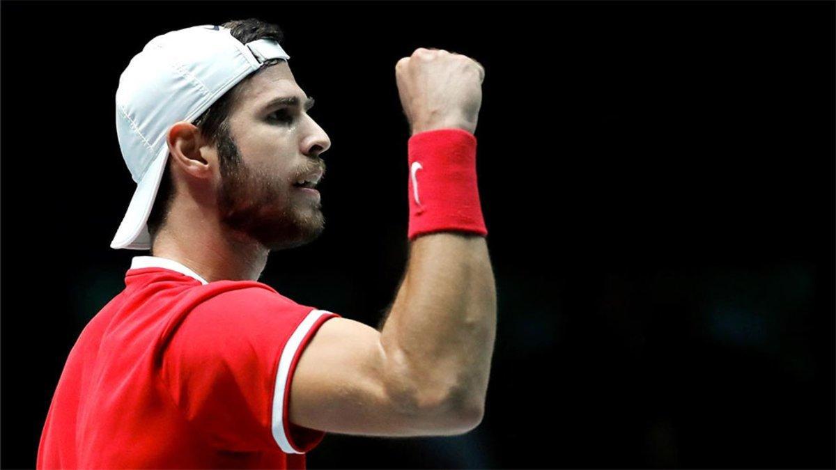 Khachanov consiguió el segundo triunfo de Rusia