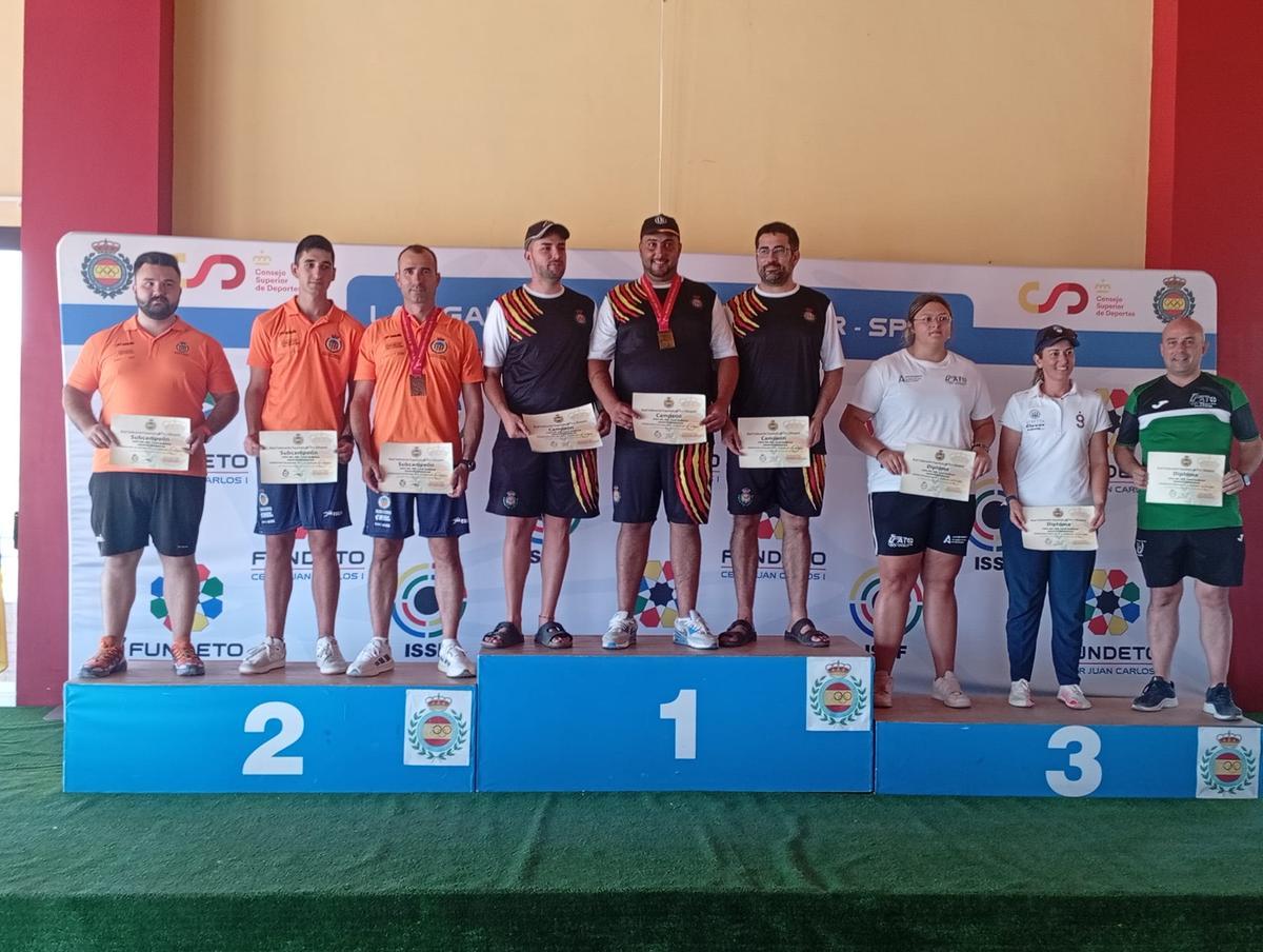 La Comunidad Valenciana, subcampeona de la Copa del Rey de Foso Olímpico de Tiro al Plato.
