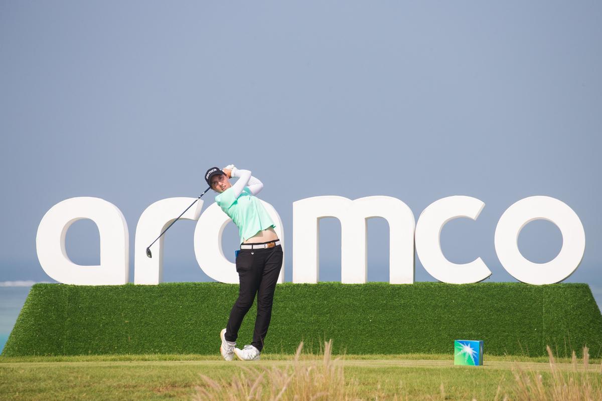 Carlota Ciganda, estrella española en el Aramco Team Series