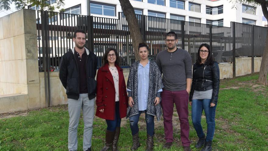 Salvador Martínez, Lorena Caselles, Rosa Maldonado, Isaac Martínez y Patricia Aldeguer