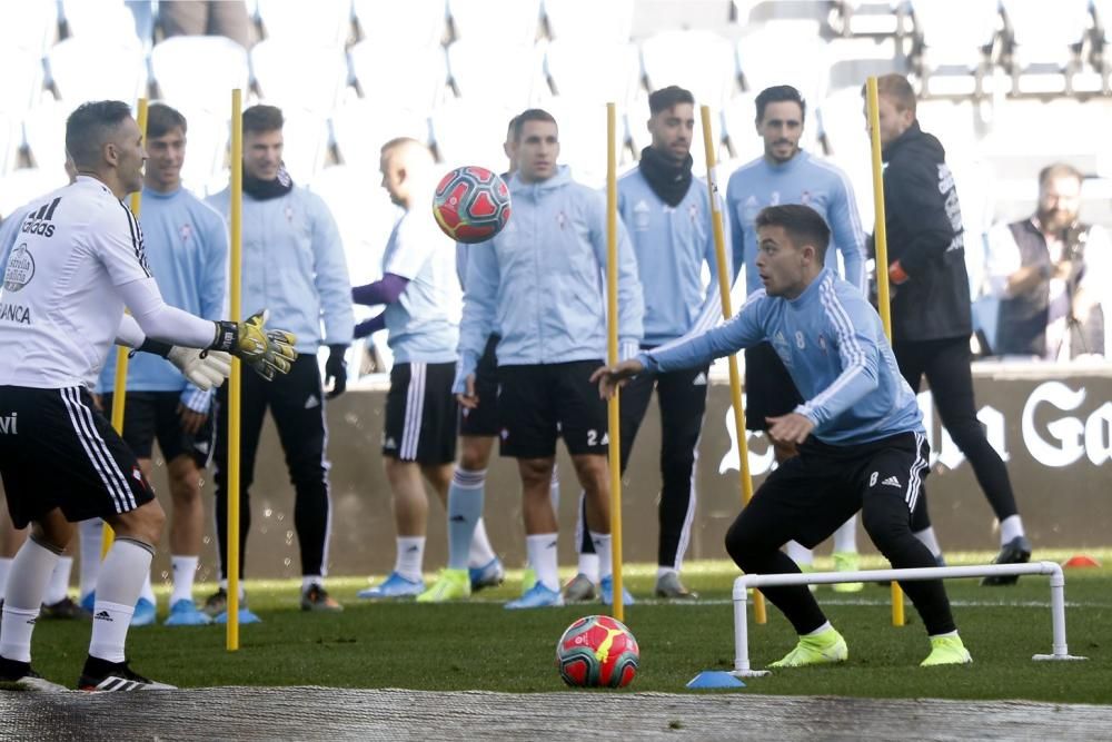 El Celta prepara la pólvora para revivir ante la Real Sociedad. // J. Lores